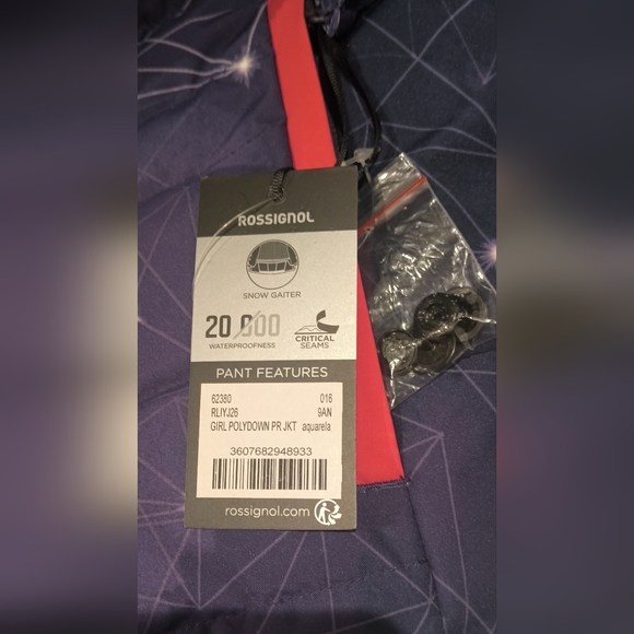 Rossignol Ski Girls Jacket Size 16 - Picture 5 of 6